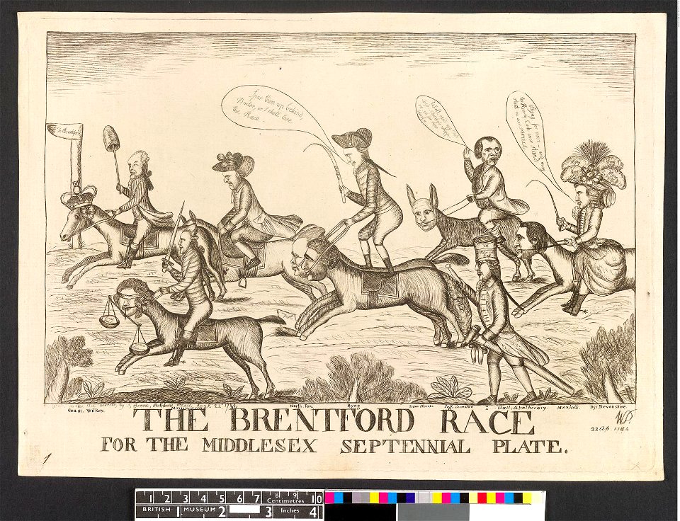 The Brentford Race for the Middlesex Septennial Plate (BM 1868,0808.5261 1)