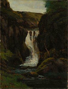 The Cascade (Gustave Courbet) - Nationalmuseum - 18773