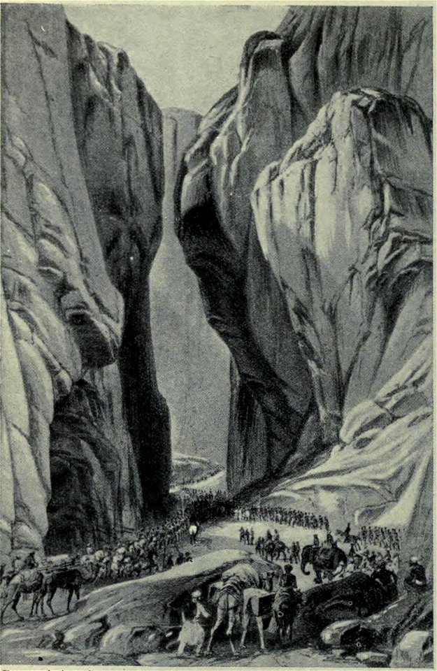 The British army entering Bolan pass