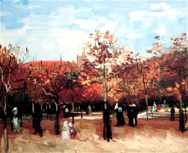 The Bois de Boulogne with People Walking - My Dream