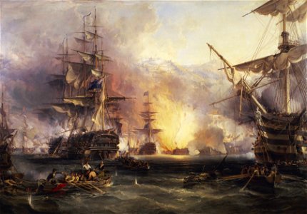 The Bombardment of Algiers, 27 August 1816 RMG BHC0617