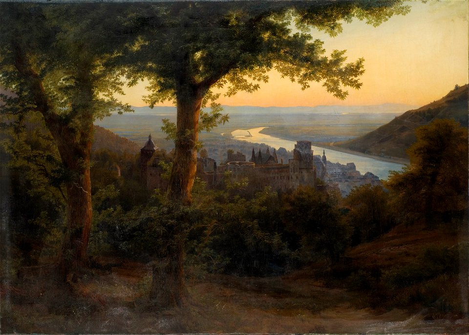 The Castle of Heidelberg (Carl Dahl) - Nationalmuseum - 19920