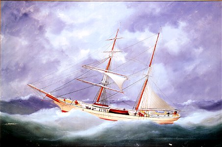 The brigantine 'Fannie C' RMG BHC3337