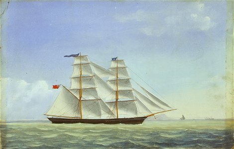 The brig Martha Edmonds RMG BHC3475