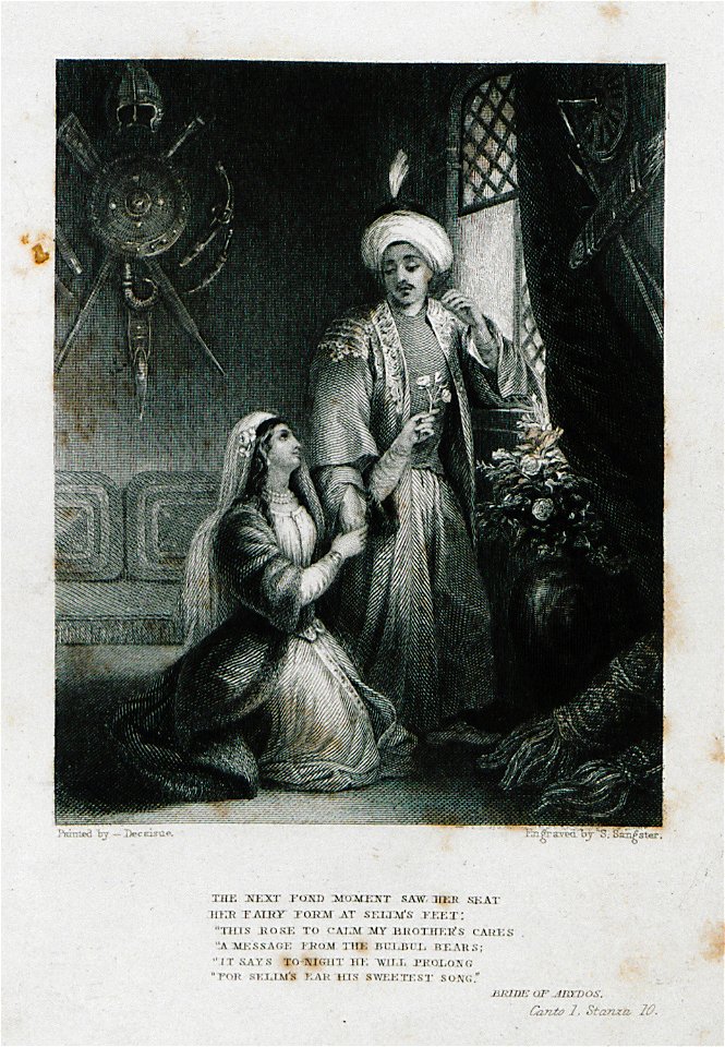 The Bride of Abydos - Byron George Gordon Lord - 1849