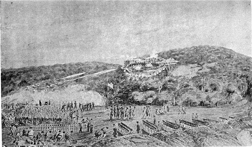 The bombardment of ruapekapeka pa