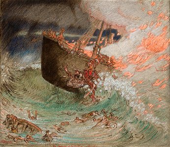 The Burning of the S.S.Volturno - William Shackleton