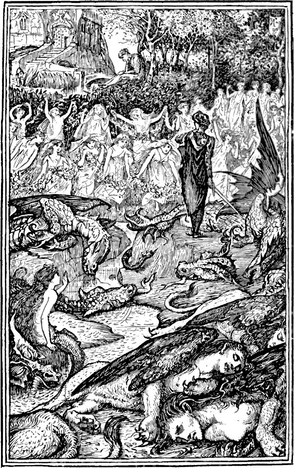 The Blue Fairy Book, facing p. 48
