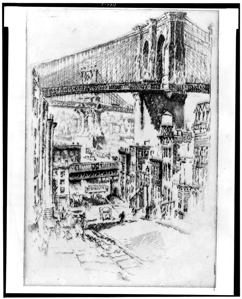 The bridges from Brooklyn) - J. Pennell LCCN93511788