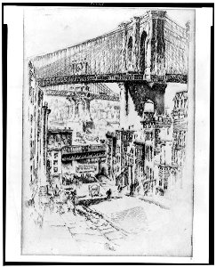 The bridges from Brooklyn) - J. Pennell LCCN93511788