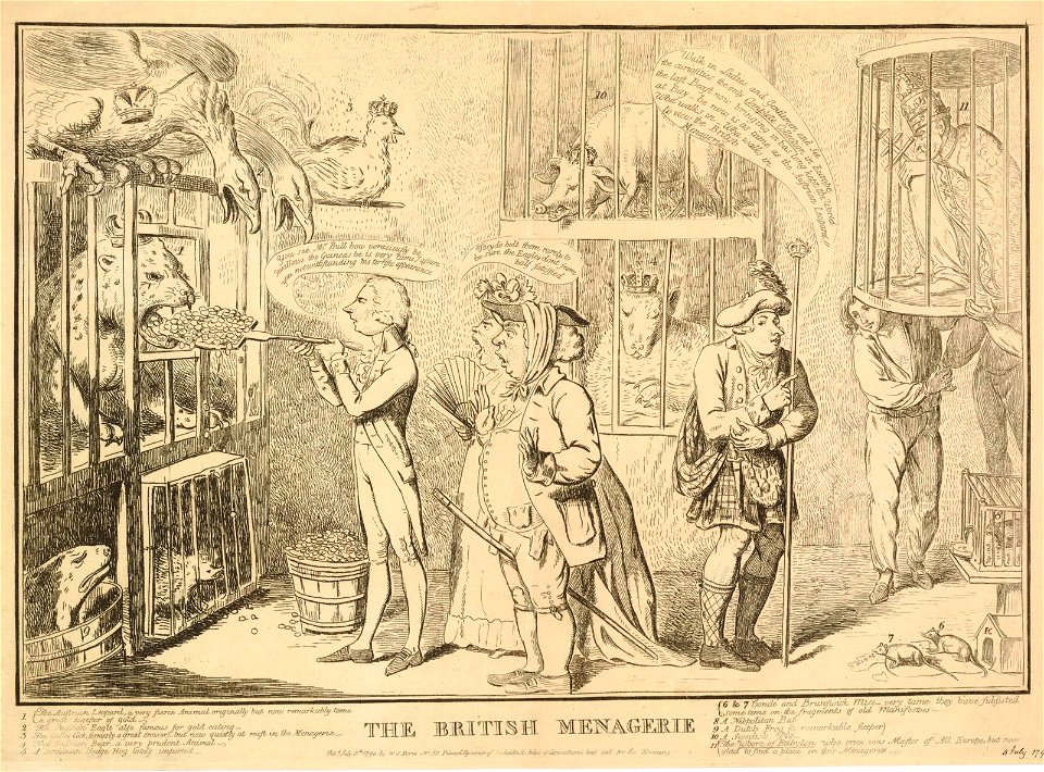 The British menagerie (BM 1868,0808.10346)