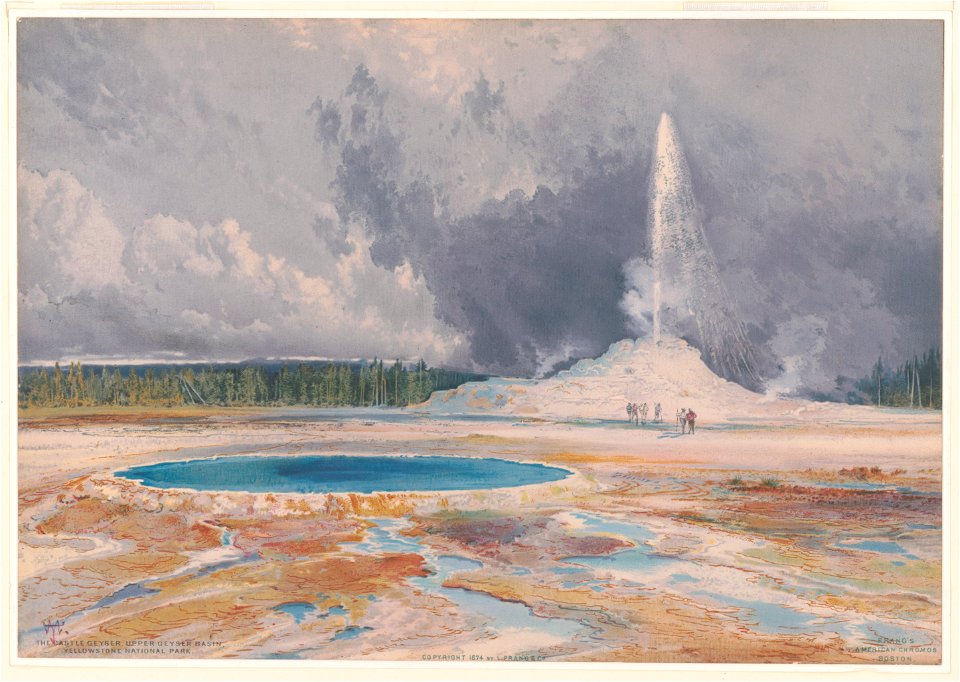The Castle Geyser, Upper Geyser Basin, Yellowstone National Park LCCN92508873