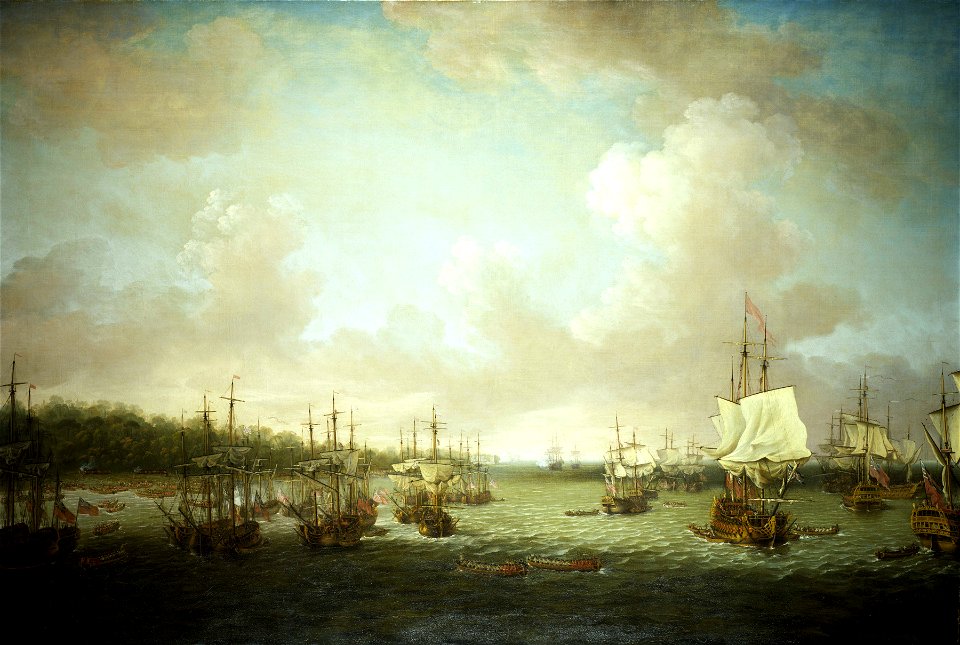 The Capture of Havana, 1762- Landing Cannon and Stores, 30 June RMG BHC0411