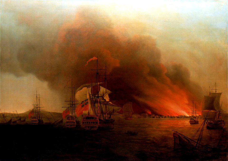 The Burning of Payta, November 1741 RMG BHC0358