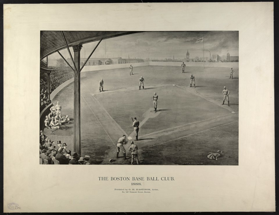 The Boston base ball club - G. H. Hastings, 1888. LCCN2008678785