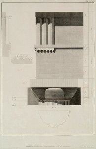 The capital of the columns, and the entablature at large - Wilkins William - 1807