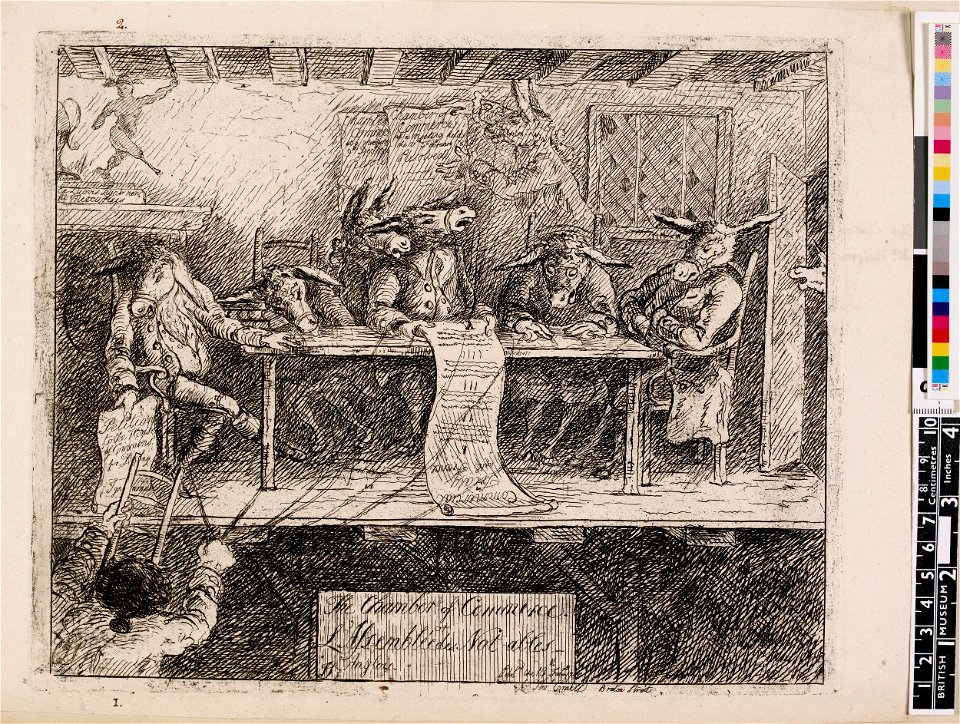 The Chamber of Commerce, or L'Assemblée des Not-ables Anglois (BM Y,10.77)