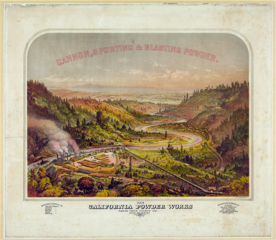 The California Powder Works. Santa Cruz County Cal. LCCN2003681543