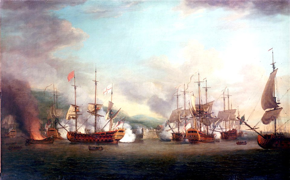 The Capture of Port Louis, Cuba, 8 March 1748 RMG BHC0372