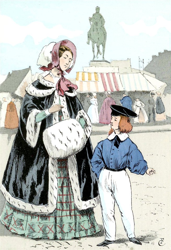 The booths on the Pont-Neuf, 1844
