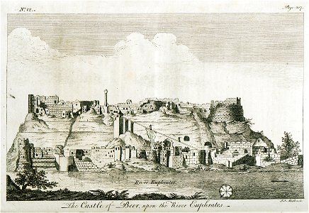 The Castle of Beer, upon the river Euphrates - Drummond Alexander - 1754