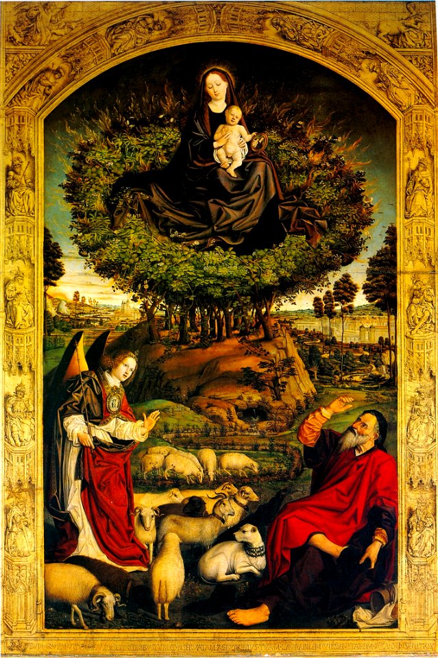 The Burning Bush. Saint Sauveur.