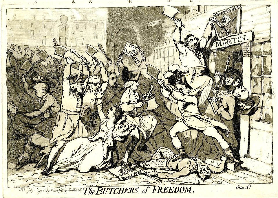 The butchers of freedom. (BM J,2.131)