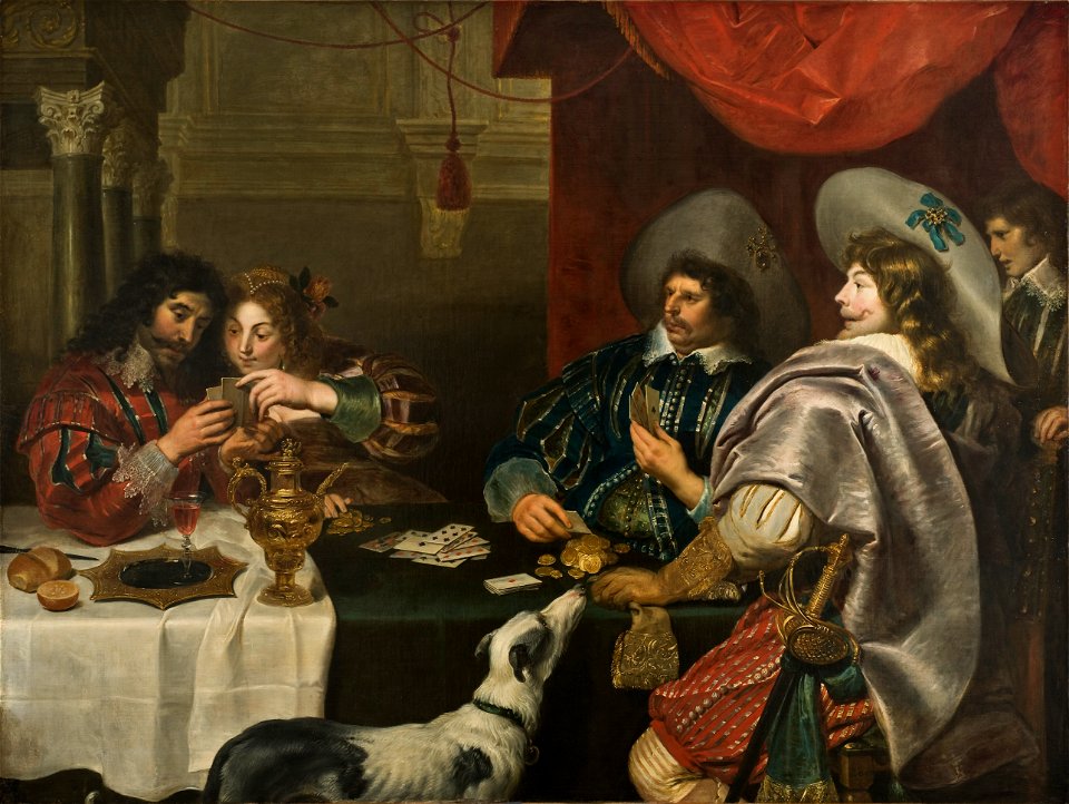 The Card Game (Cornelis de Vos) - Nationalmuseum - 17692