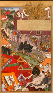 The Burning of the Rajput women, during the siege of Chitor