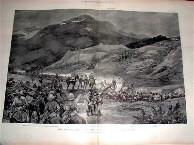 The Chitral Expedition, the fight of April 4 near Khar - ILN 1895