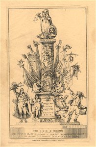 The C-R-L--E Column (Sir Matthew Wood, 1st Bt; Caroline Amelia Elizabeth of Brunswick; Bartolomeo Pergami) by George Humphrey