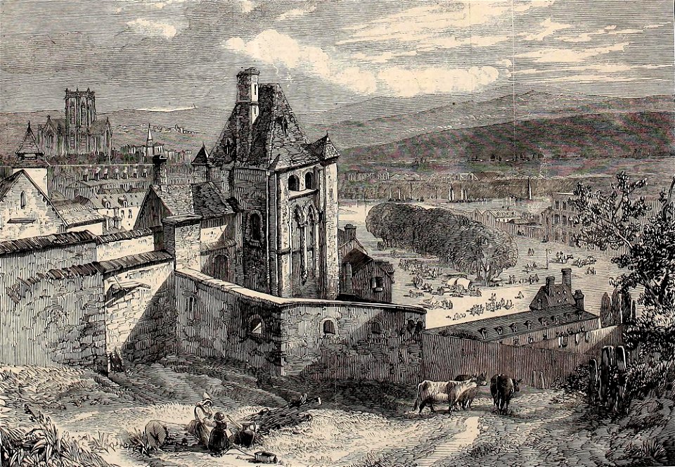 The Castle of Dieppe - ILN 1861 (14780118782) (cropped)