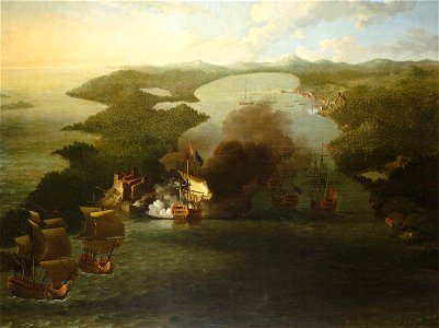 The Capture of Puerto Bello, 21 November 1739 RMG BHC0354
