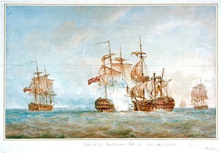 The capture of the 'Guillaume Tell', 31 March 1800 RMG PW5878