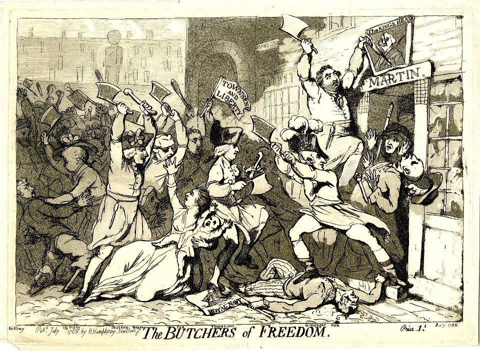 The butchers of freedom. (BM 1868,0808.5773)