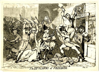 The butchers of freedom. (BM 1868,0808.5773)