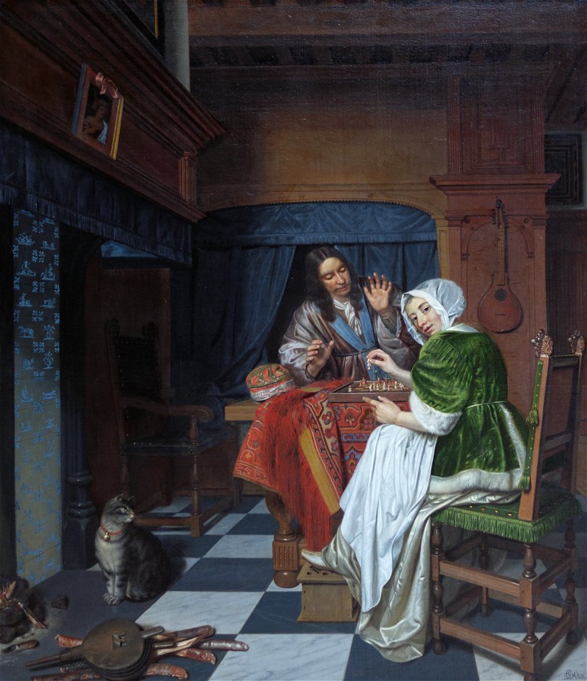 The Chess Players Cornelis de Man