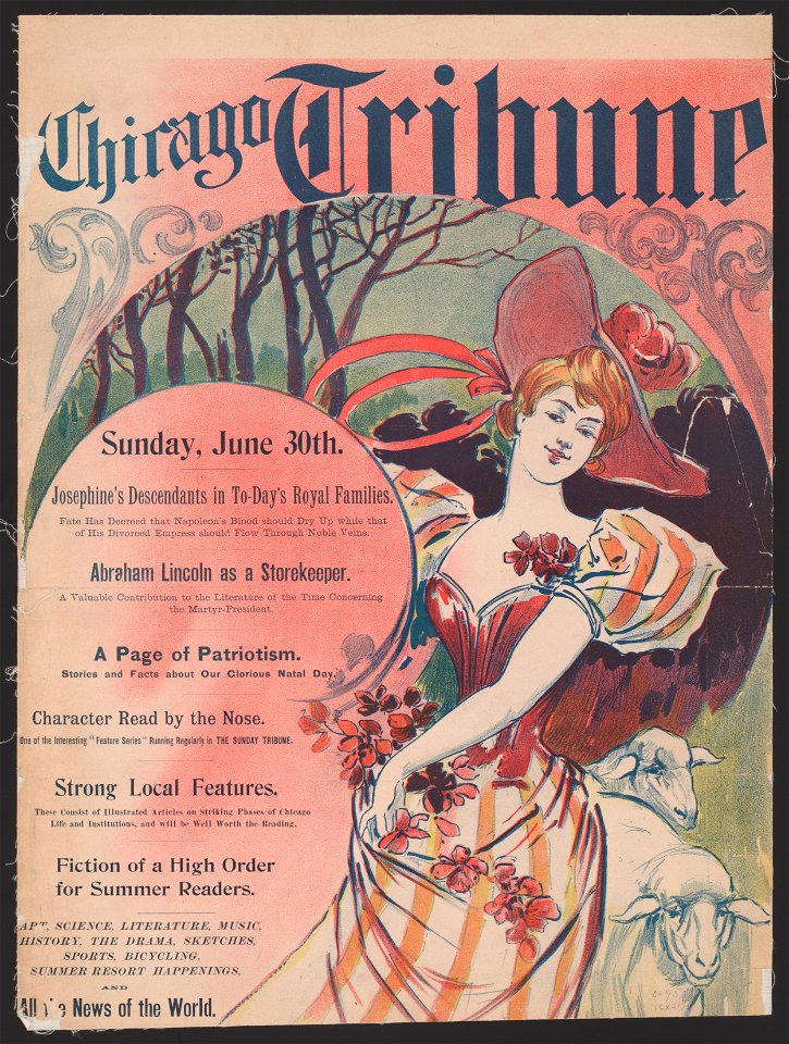 The Chicago Tribune. Sunday, June 30th. LCCN2014646769