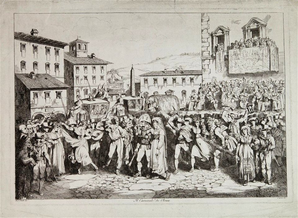 The Carnival of Rome (1811) - Bartolomeo Pinell