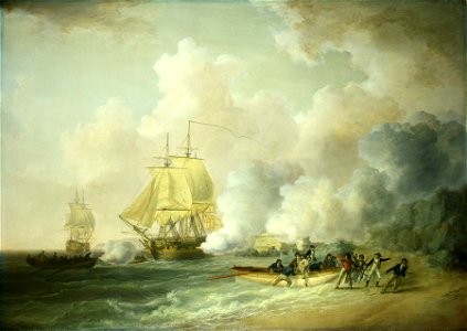 The Capture of Fort Louis, Martinique, 20 March 1794 RMG BHC0468