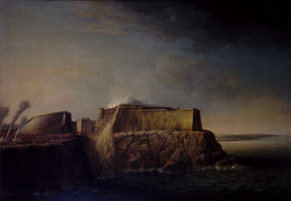 The Capture of Havana, 1762- Storming of Morro Castle, 30 July RMG L6229