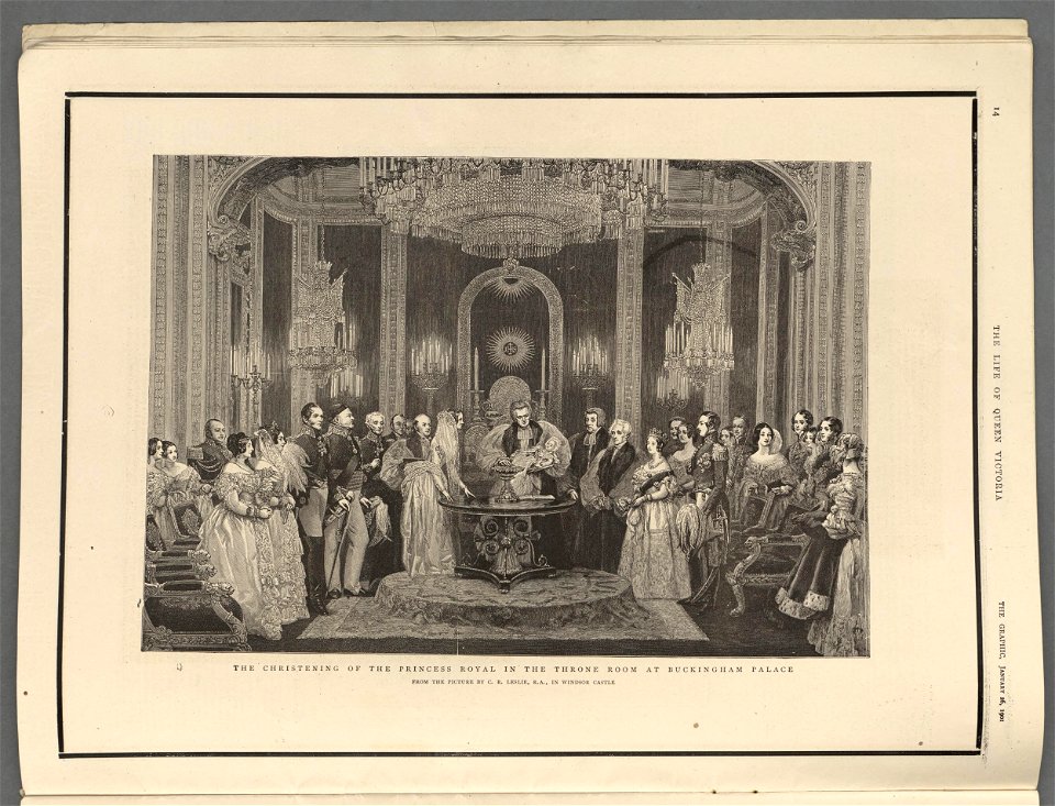 The christening of the Princess Royal in the throne room at Buckingham Palace (5227667)
