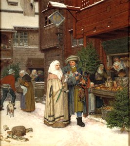 The Christmas Fair (Georg von Rosen) - Nationalmuseum - 24400