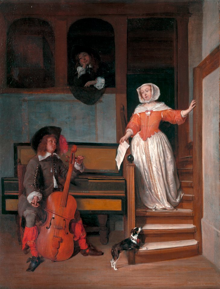 The Cello Player, by Gabriël Metsu