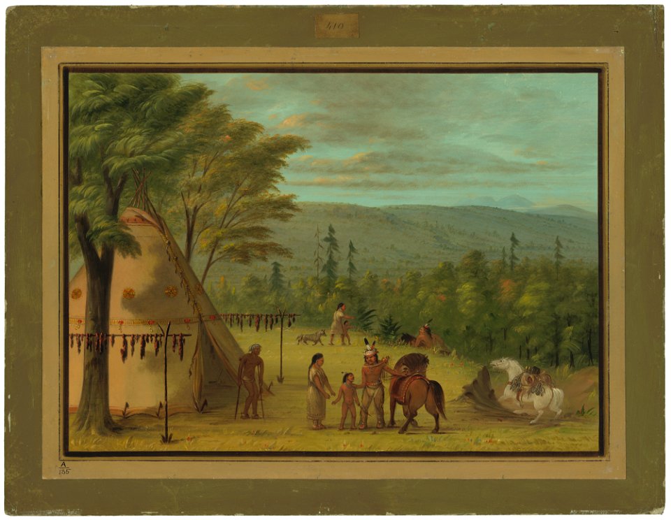 The Cheyenne Brothers Starting on Their Fall Hunt C15914