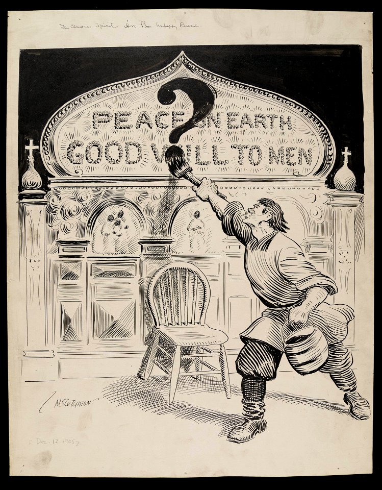 The Christmas spirit in poor unhappy Russia, December 12, 1905 (NBY 1284)