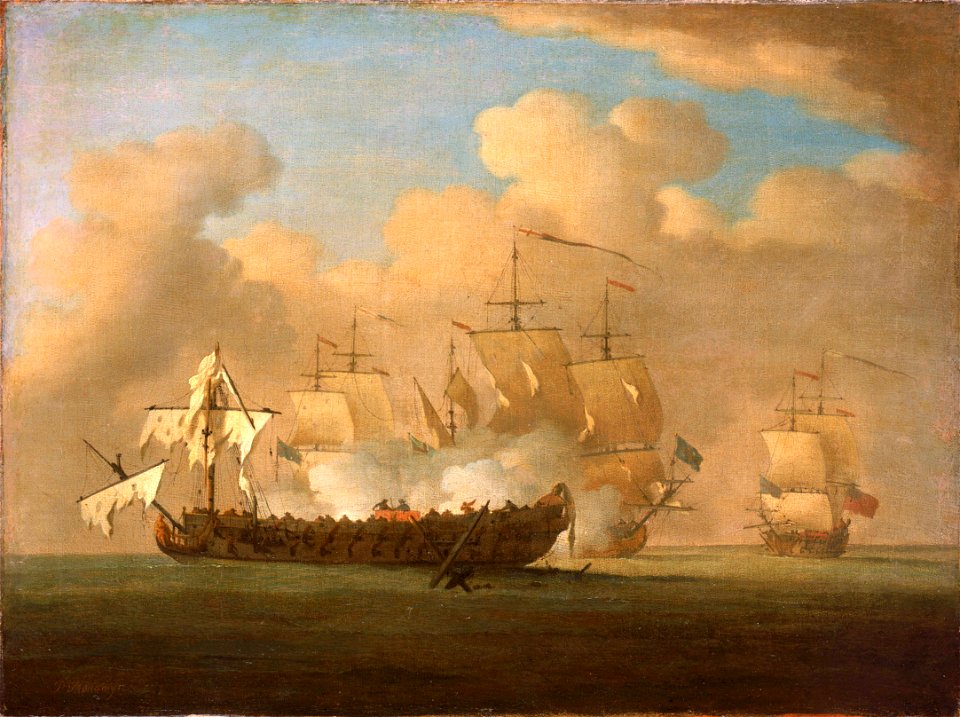 The Capture of the 'Princesa', 8 April 1740 RMG BHC0357