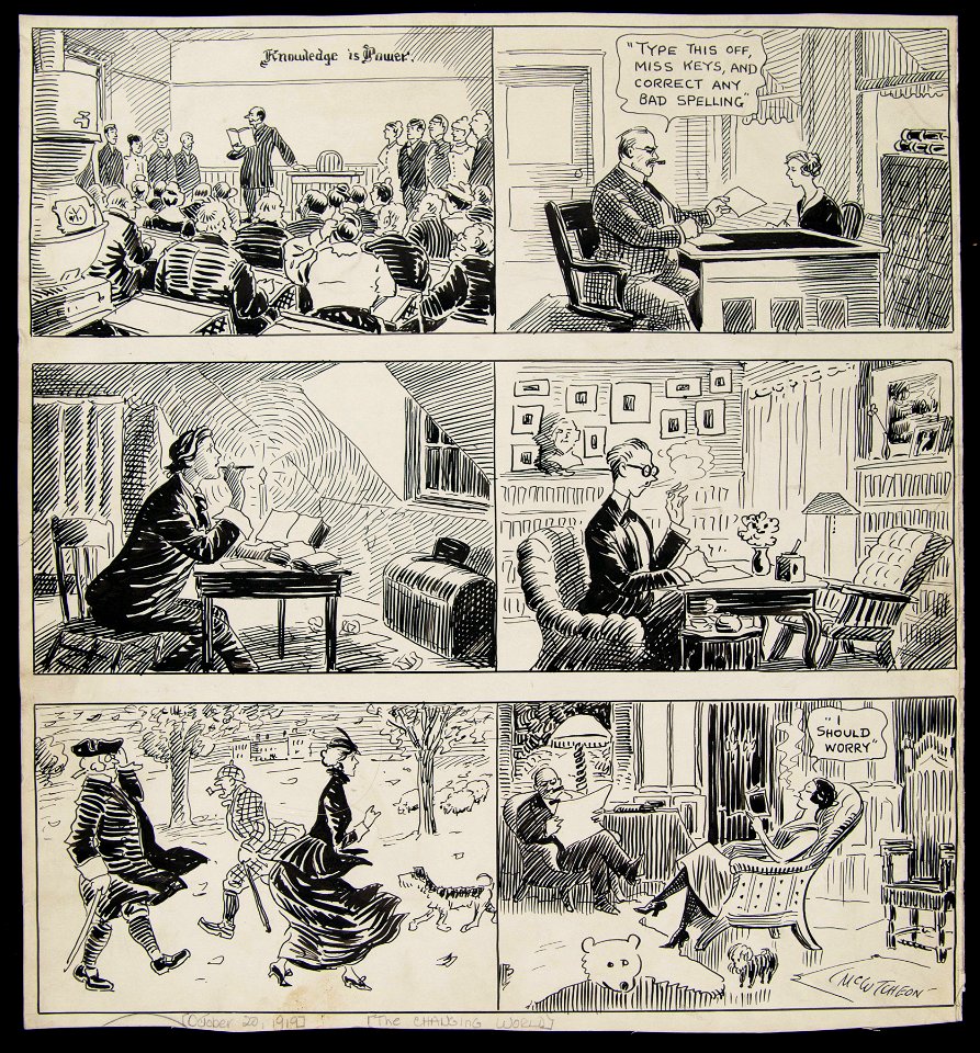 The changing world re, education, writing, wealth, October 20, 1919 (NBY 5632)