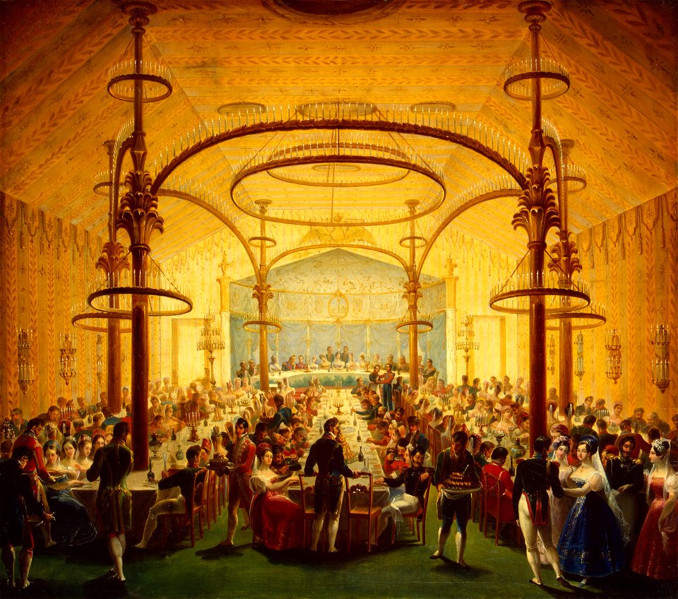 The Ceremonial Dinner in Honour of the Moscow Governor-General Prince Dmitry Golitsyn