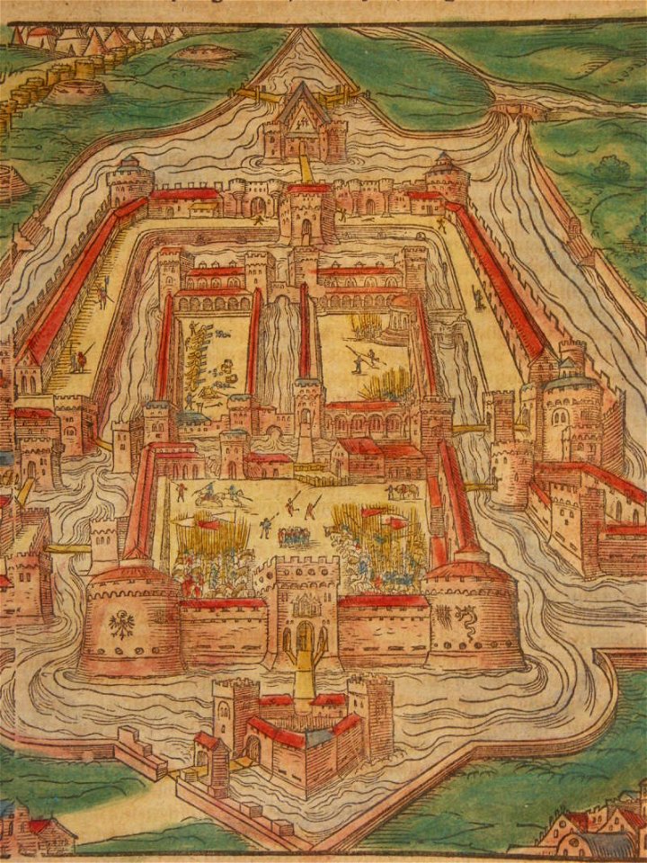 The castle of Milano 1600